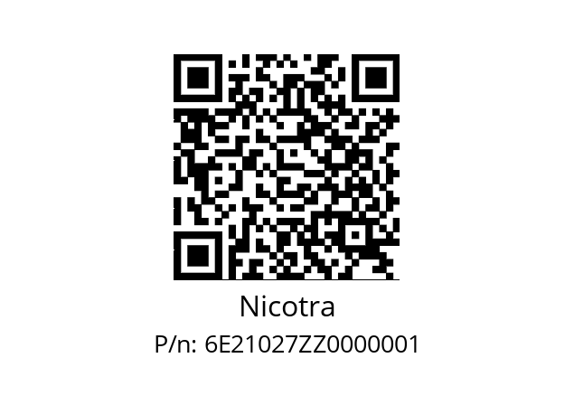   Nicotra 6E21027ZZ0000001