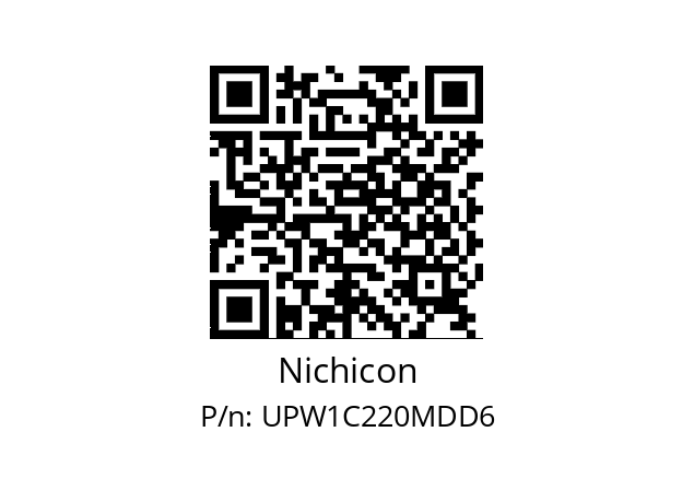   Nichicon UPW1C220MDD6