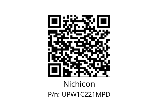   Nichicon UPW1C221MPD