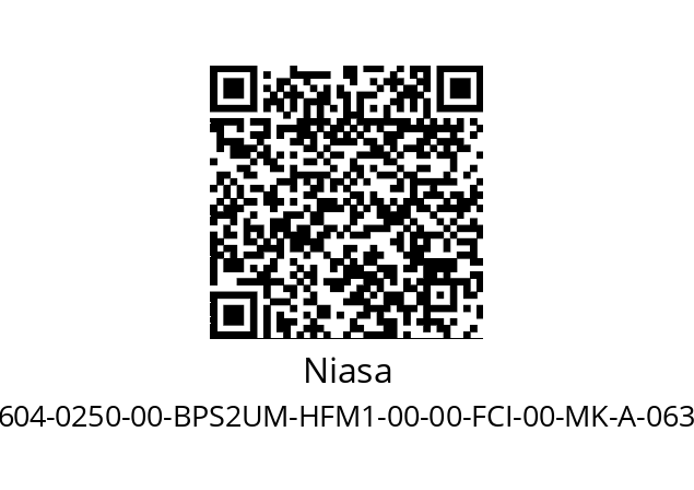   Niasa FM1-H-IPS-TRS1604-0250-00-BPS2UM-HFM1-00-00-FCI-00-MK-A-063B-0-00-GRA-ETP-RGG