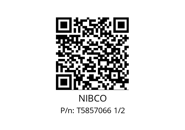   NIBCO T5857066 1/2