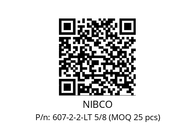   NIBCO 607-2-2-LT 5/8 (MOQ 25 pcs)