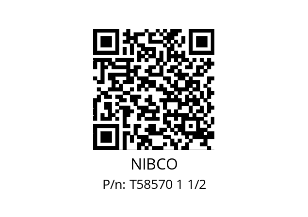   NIBCO T58570 1 1/2