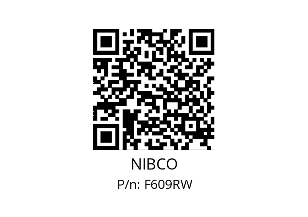   NIBCO F609RW