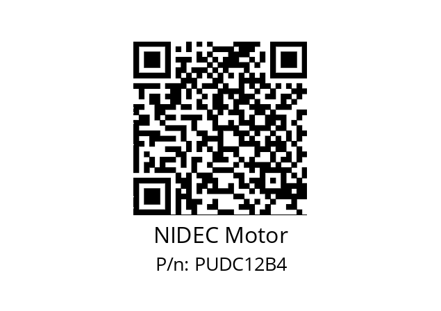   NIDEC Motor PUDC12B4