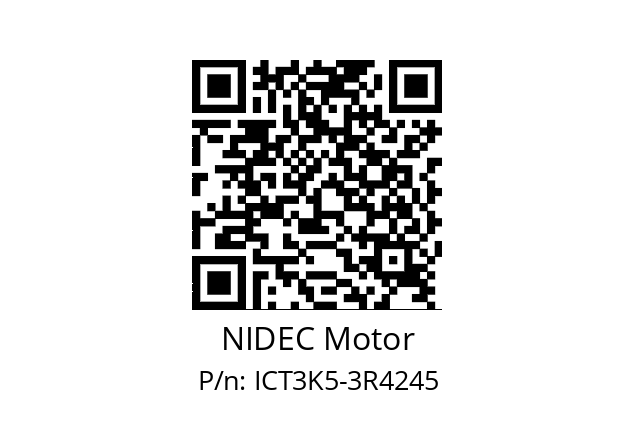   NIDEC Motor ICT3K5-3R4245