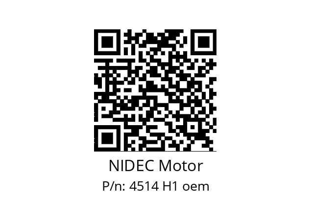   NIDEC Motor 4514 H1 oem