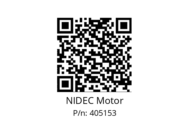   NIDEC Motor 405153