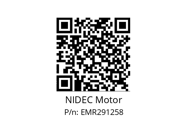   NIDEC Motor EMR291258