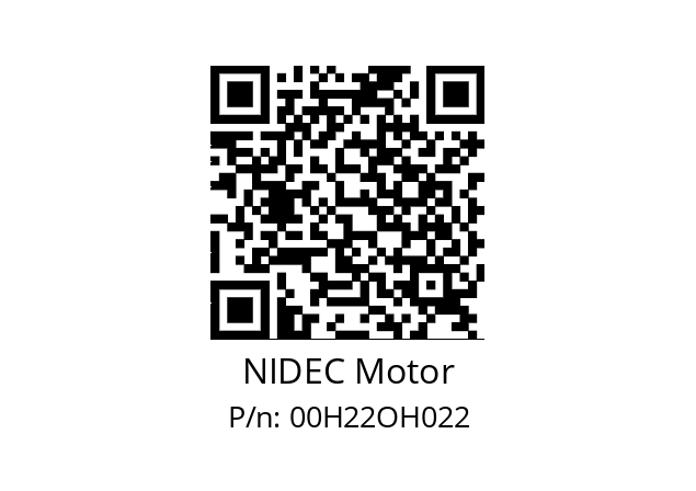   NIDEC Motor 00H22OH022