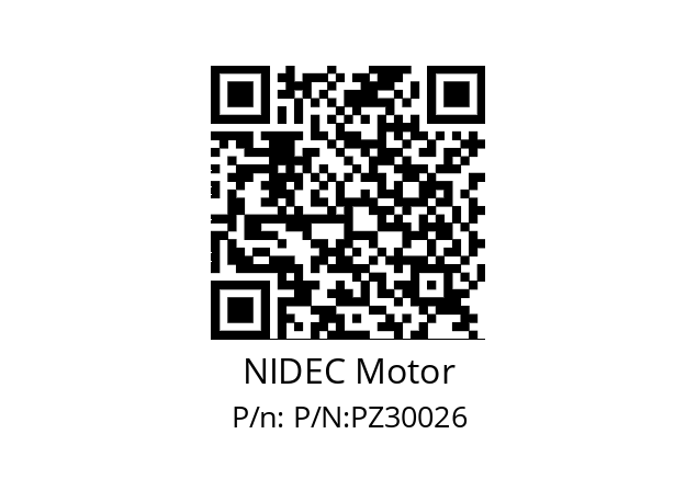   NIDEC Motor P/N:PZ30026