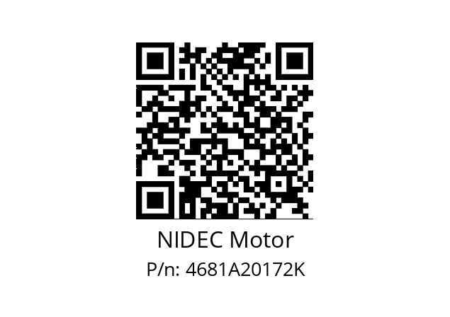   NIDEC Motor 4681A20172K