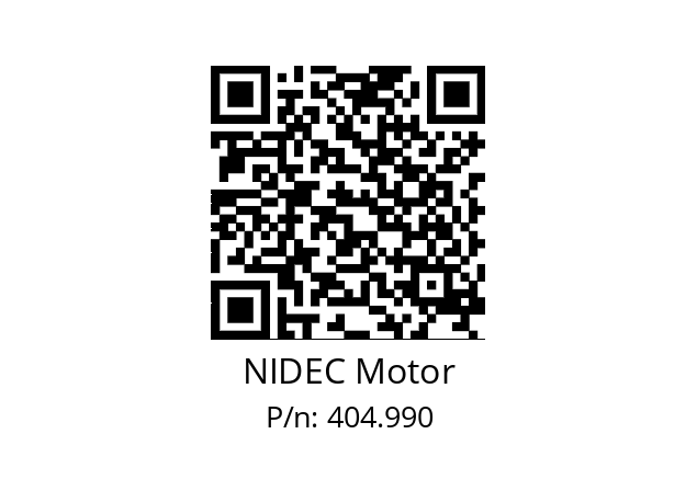   NIDEC Motor 404.990