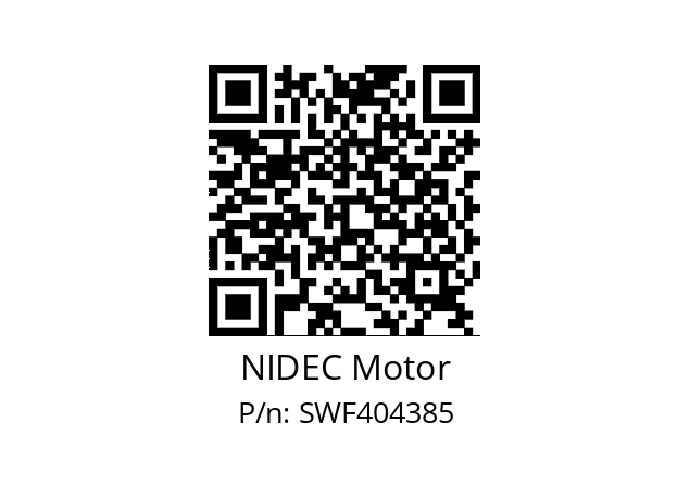   NIDEC Motor SWF404385