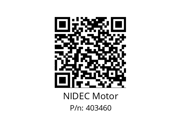   NIDEC Motor 403460