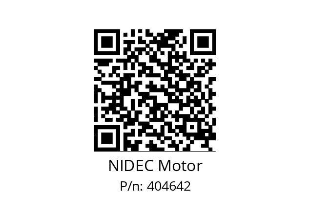   NIDEC Motor 404642