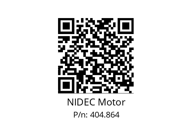   NIDEC Motor 404.864