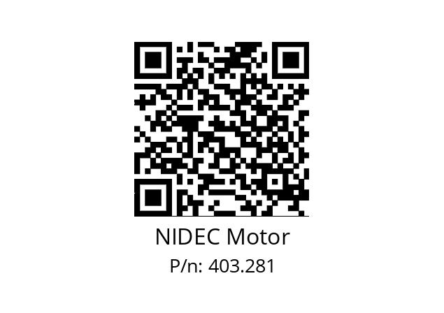   NIDEC Motor 403.281