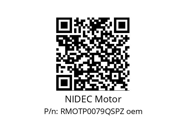   NIDEC Motor RMOTP0079QSPZ oem