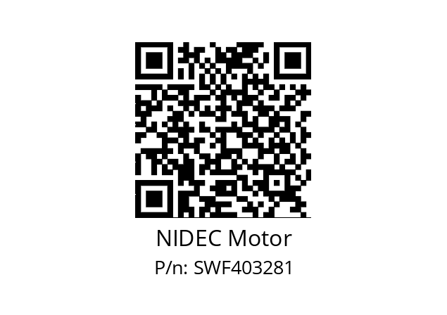   NIDEC Motor SWF403281