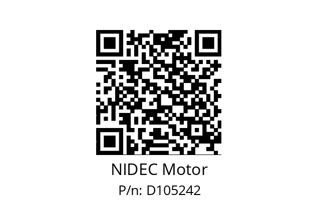   NIDEC Motor D105242