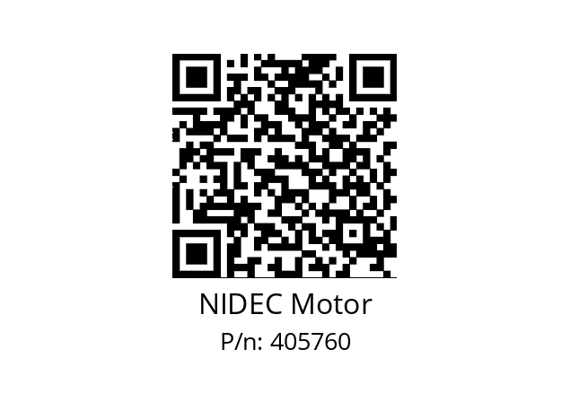   NIDEC Motor 405760