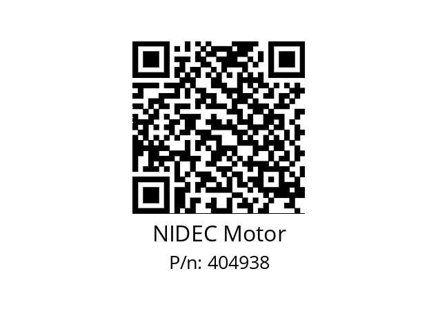   NIDEC Motor 404938