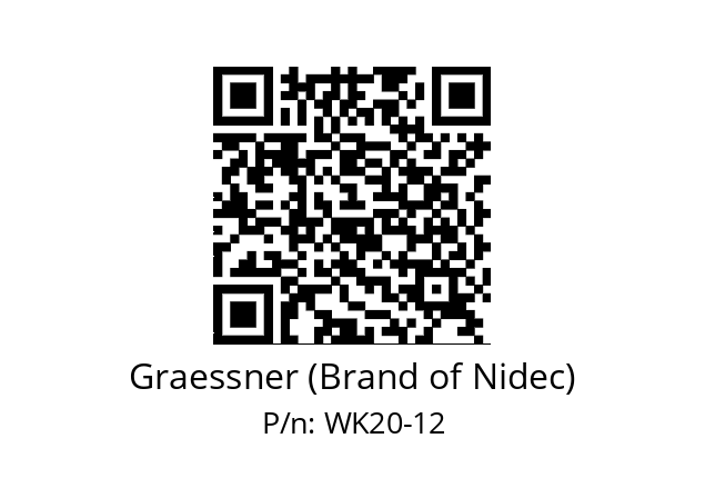   Graessner (Brand of Nidec) WK20-12