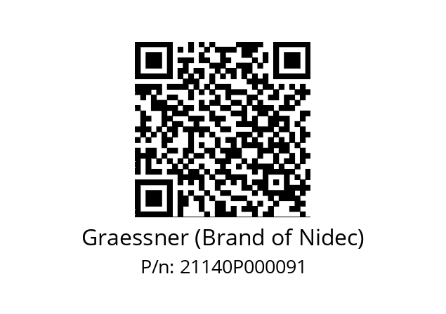   Graessner (Brand of Nidec) 21140P000091