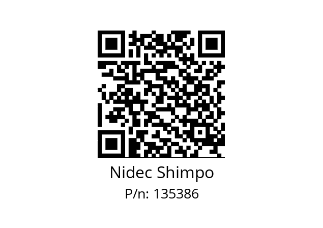   Nidec Shimpo 135386