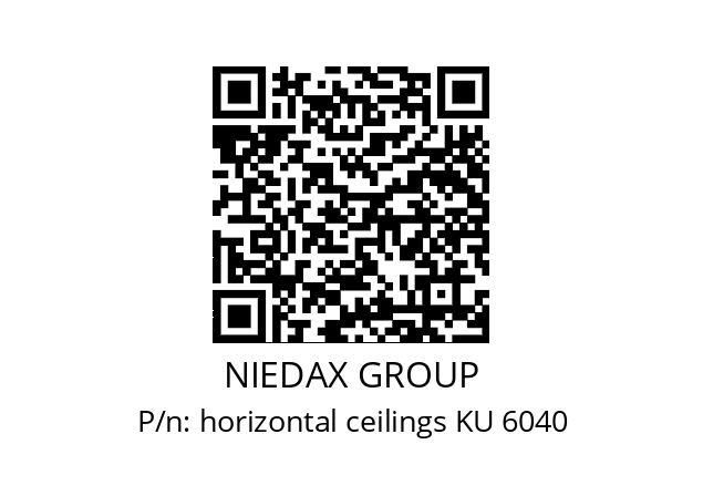   NIEDAX GROUP horizontal ceilings KU 6040