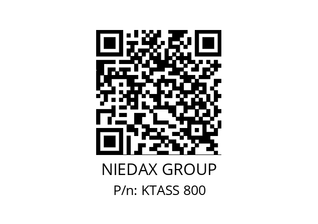   NIEDAX GROUP KTASS 800