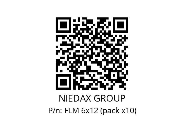   NIEDAX GROUP FLM 6x12 (pack x10)