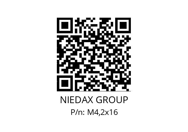   NIEDAX GROUP M4,2x16