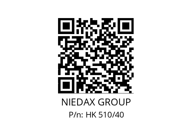   NIEDAX GROUP HK 510/40