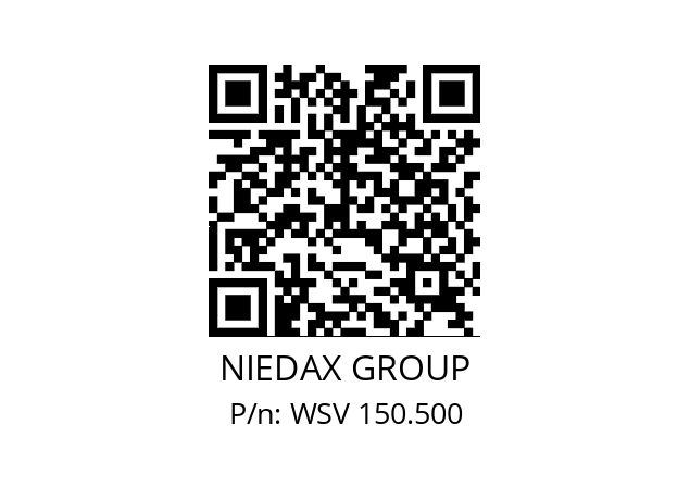   NIEDAX GROUP WSV 150.500