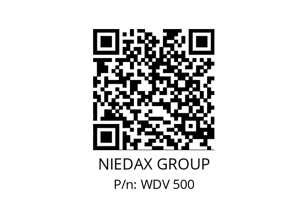   NIEDAX GROUP WDV 500