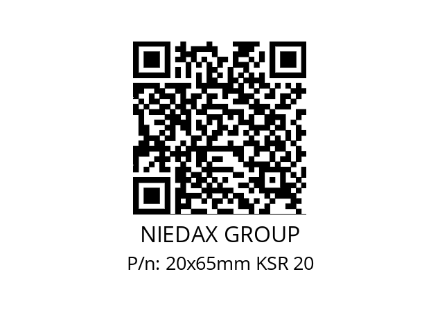   NIEDAX GROUP 20x65mm KSR 20