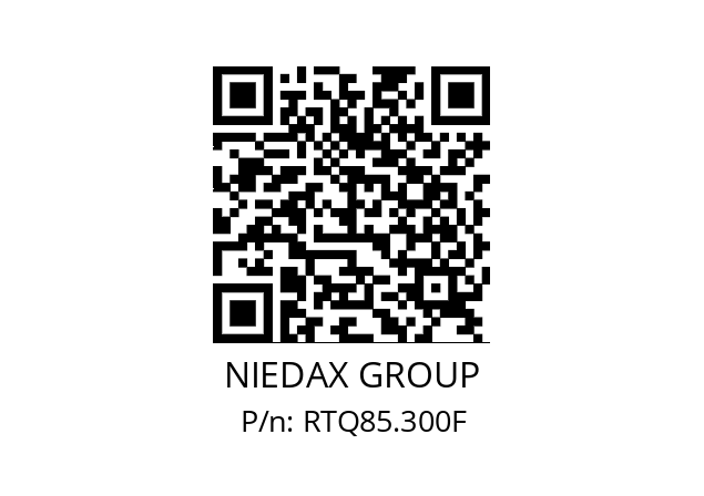   NIEDAX GROUP RTQ85.300F