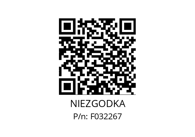   NIEZGODKA F032267