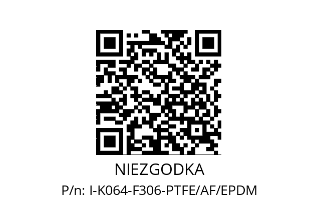   NIEZGODKA I-K064-F306-PTFE/AF/EPDM