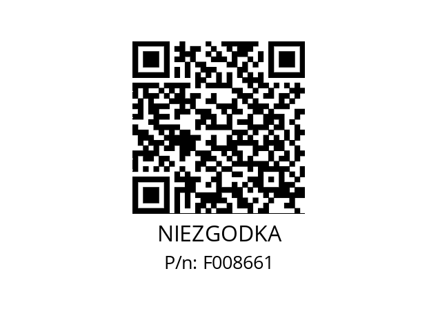   NIEZGODKA F008661