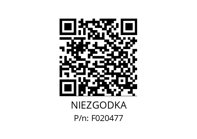   NIEZGODKA F020477