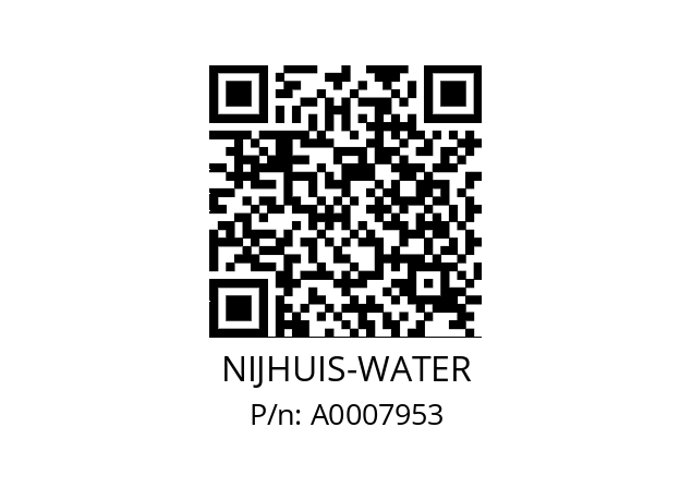   NIJHUIS-WATER A0007953