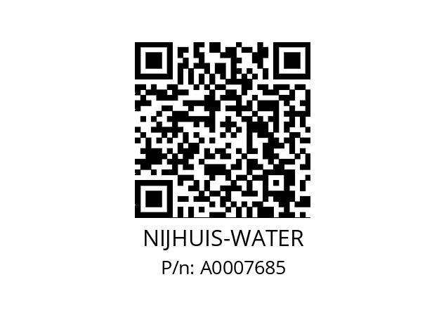   NIJHUIS-WATER A0007685