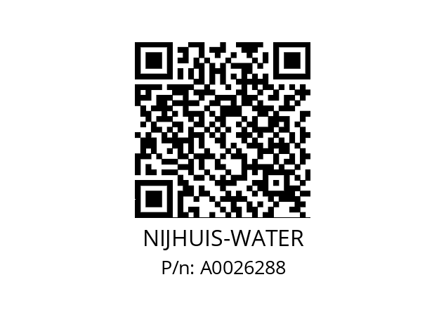   NIJHUIS-WATER A0026288