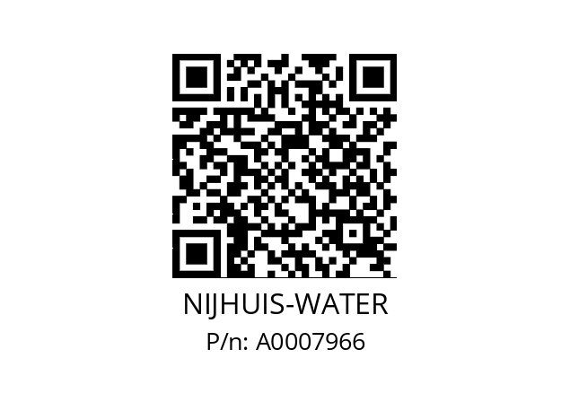   NIJHUIS-WATER A0007966