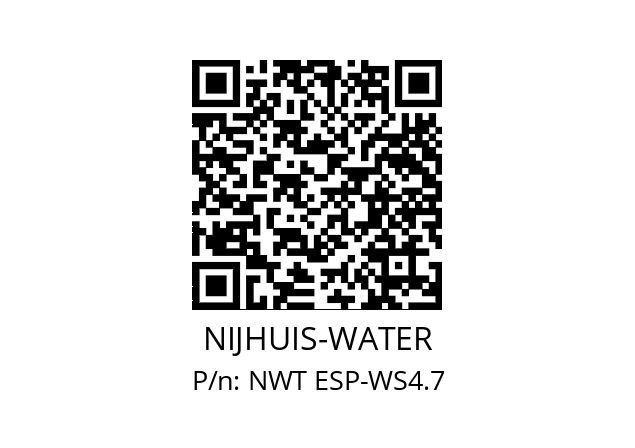   NIJHUIS-WATER NWT ESP-WS4.7