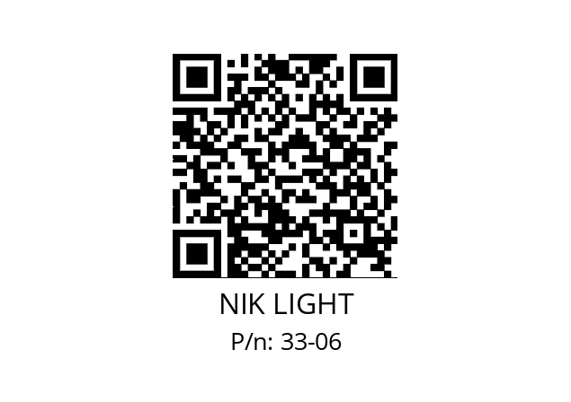   NIK LIGHT 33-06