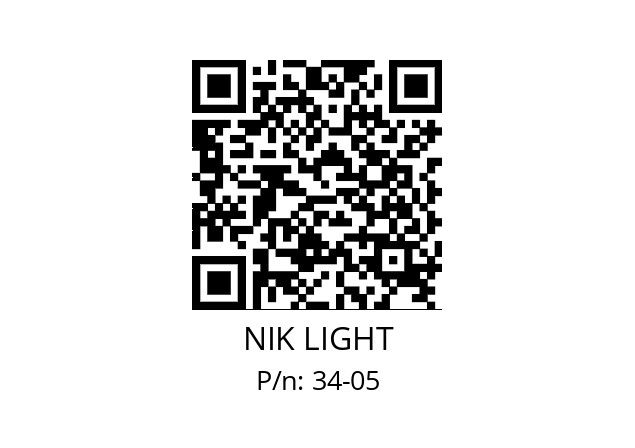   NIK LIGHT 34-05